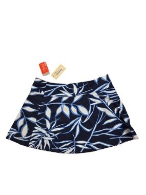 Tail Golf Navy Blue Floral A-Line Skirt